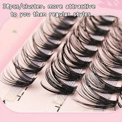 10D 20D 30D D Curl 3D Lashes Volume Soft Lightweight DIY Eyelash Extensions