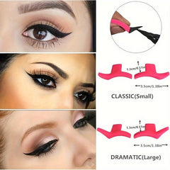 Silicone Wing Eyeliner Stamp Models Eyeshadow Stencil Classic Style O