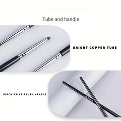 Small Eyeshadow Brush Soft Horse Hair for Contouring & Defining