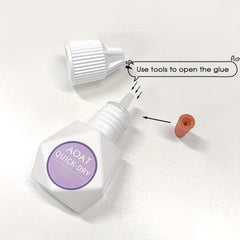 Self Adhesive False Eyelash Glue Long Lasting Clear Waterproof Lash Extension