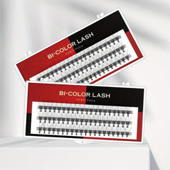 Cluster Colored Lashes 10D 8 10 12mm Red Brown Individual False Lashes