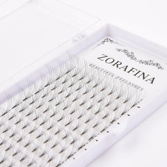 6D False Eyelashes C D Curl Premade Fans Clusters Extension Makeup