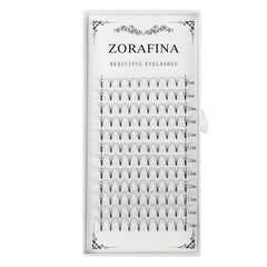 6D False Eyelashes C D Curl Premade Fans Clusters Extension Makeup