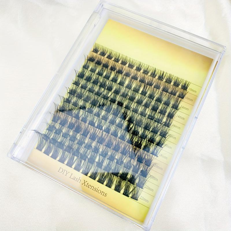 D Curl Volume Lash Clusters DIY Eyelash Extensions 100 Wispy Lashes Cluster
