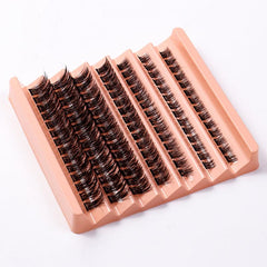 96Pcs Lash Clusters Individual Eyelash Extensions DIY Thin Band Soft Reusable
