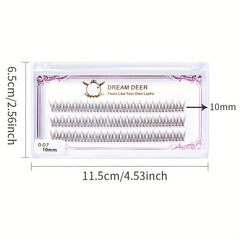 Fairy Natural Individual Lashes 123pcs C Curl Eyelash Cluster Lashes