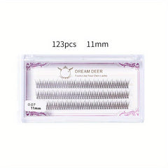 Fairy Natural Individual Lashes 123pcs C Curl Eyelash Cluster Lashes