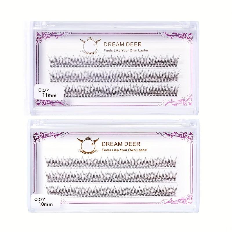 Fairy Natural Individual Lashes 123pcs C Curl Eyelash Cluster Lashes