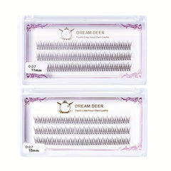 Fairy Natural Individual Lashes 123pcs C Curl Eyelash Cluster Lashes
