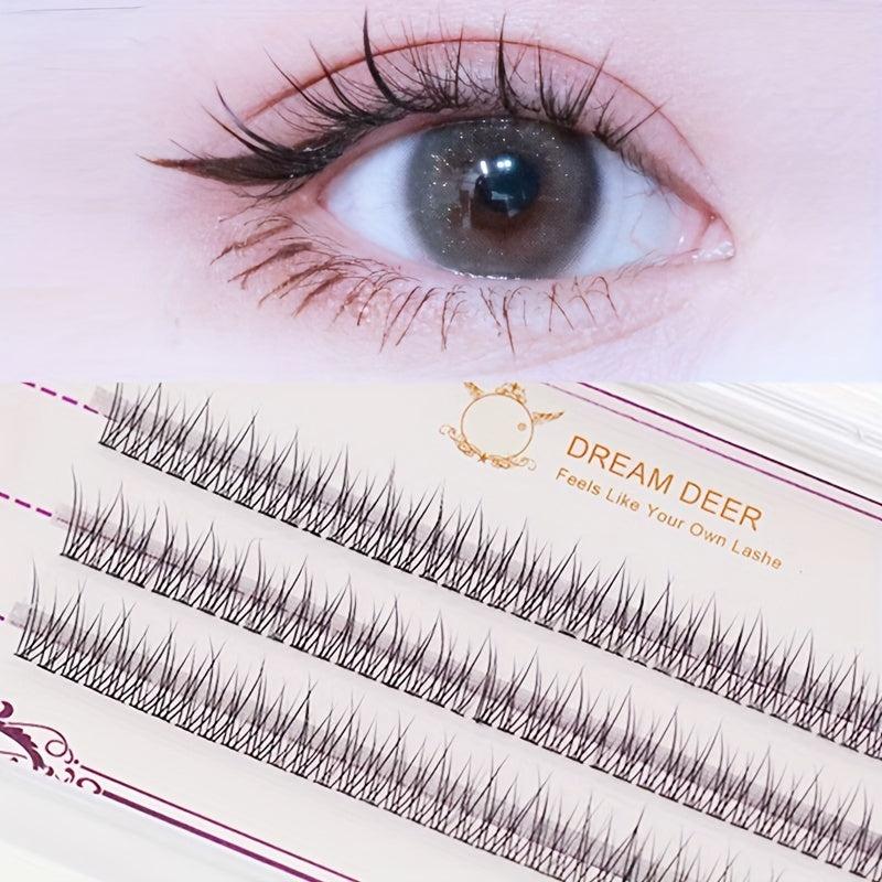 Fairy Natural Individual Lashes 123pcs C Curl Eyelash Cluster Lashes