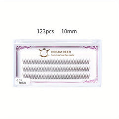 Fairy Natural Individual Lashes 123pcs C Curl Eyelash Cluster Lashes