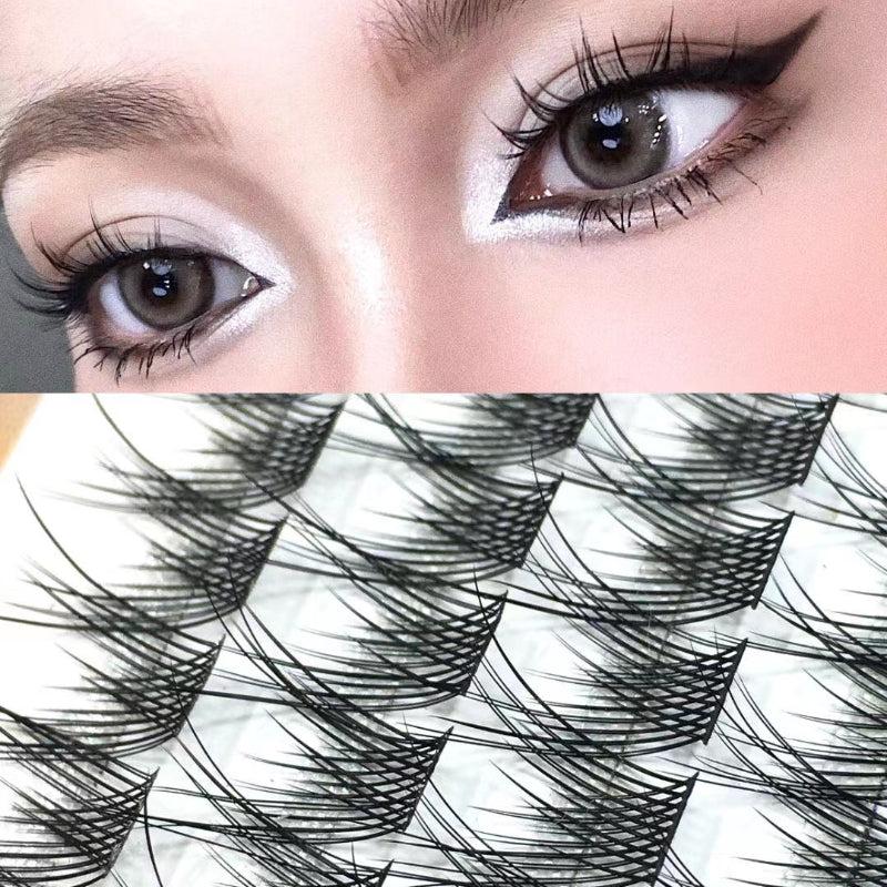 3D Fluffy Thick Curling False Eyelashes for Manga Look