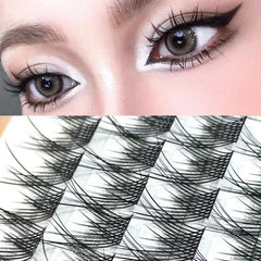 3D Fluffy Thick Curling False Eyelashes for Manga Look