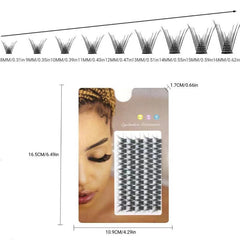 3D Fluffy Thick Curling False Eyelashes for Manga Look