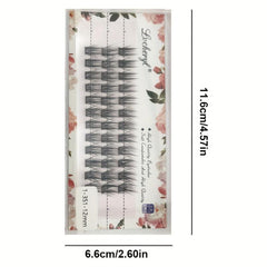 36 Clusters Segmented Eyelash Extension Set Little Devil Double Fishtail Lash