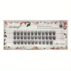 36 Clusters Segmented Eyelash Extension Set Little Devil Double Fishtail Lash