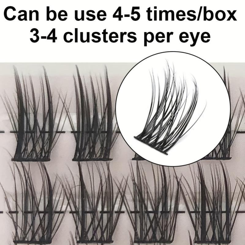 36 Clusters Segmented Eyelash Extension Set Little Devil Double Fishtail Lash