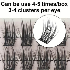36 Clusters Segmented Eyelash Extension Set Little Devil Double Fishtail Lash