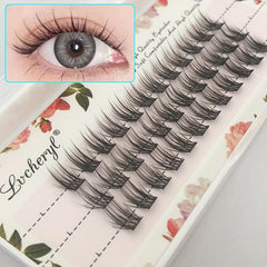 36 Clusters Segmented Eyelash Extension Set Little Devil Double Fishtail Lash