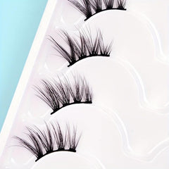 6 Pairs Natural Looking Cat Eye False Lashes for Makeup