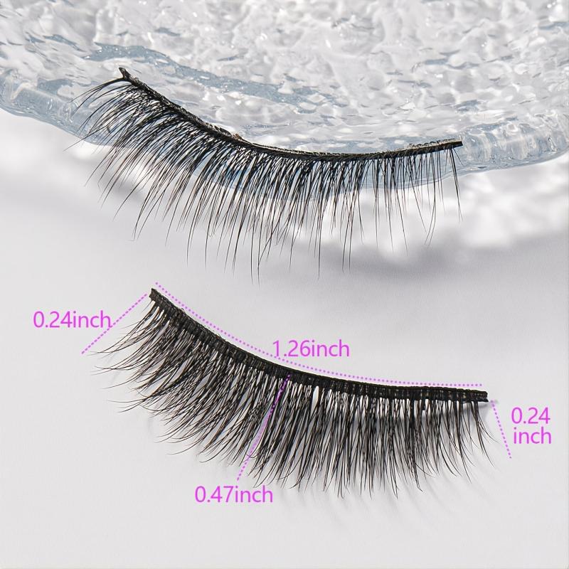 5 Pairs 3D Mink Eyelashes Fluffy Natural Wispy Cat Eye Faux Lashes