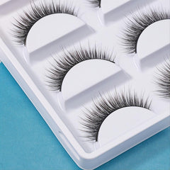 5 Pairs 3D Mink Eyelashes Fluffy Natural Wispy Cat Eye Faux Lashes