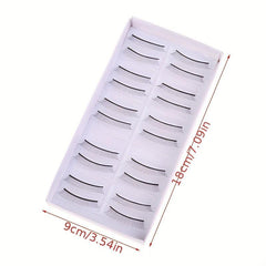 10 Pairs Beginner Eyelash Extensions Practice Lashes 6mm and 8mm Sizes