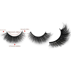 7 Pairs Thick Curl Fluffy False Eyelashes Daily Voluminous Cross Style