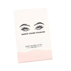 5 Pairs Magnetic False Mink Eyelashes Set with Liquid Eyeliner, Glue, Eye Makeup