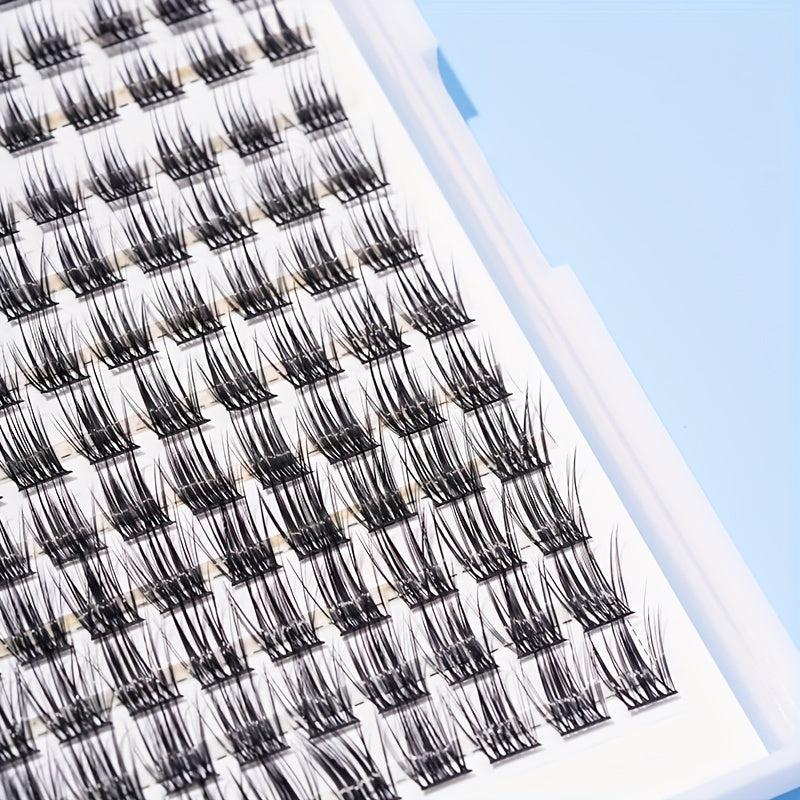 144 pcs Fluffy Lash Clusters Natural Wispy Eyelashes