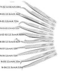High Precision Titanium Eyelash Extension Tweezers