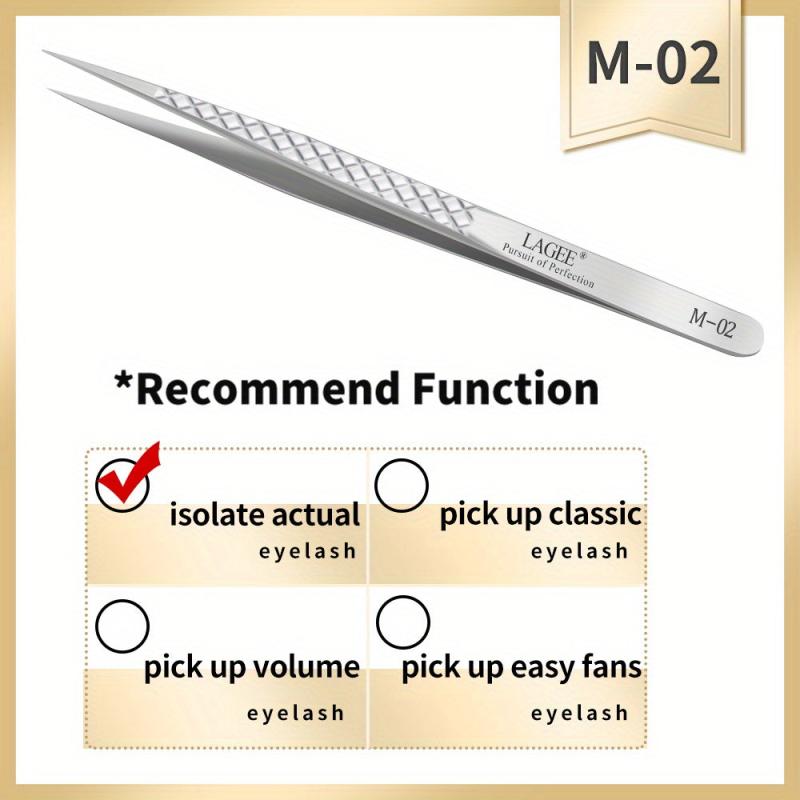 High Precision Titanium Eyelash Extension Tweezers