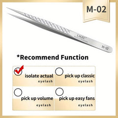 High Precision Titanium Eyelash Extension Tweezers
