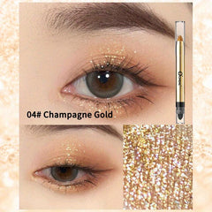 Double Headed Eyeshadow Pen Waterproof Glitter Stick