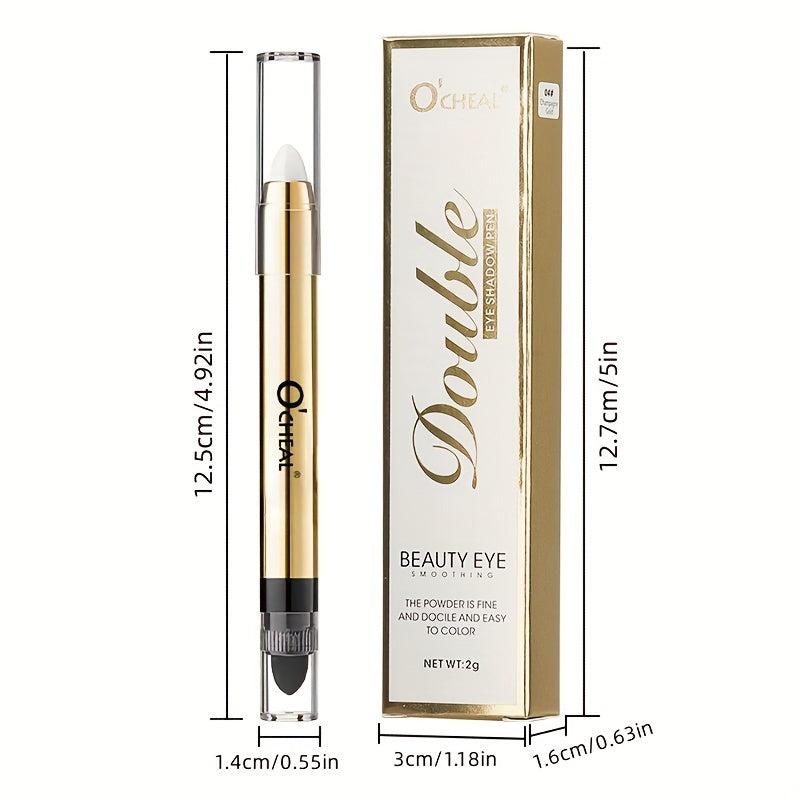 Double Headed Eyeshadow Pen Waterproof Glitter Stick