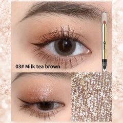 Double Headed Eyeshadow Pen Waterproof Glitter Stick