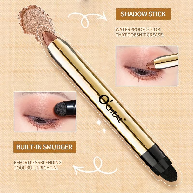 Double Headed Eyeshadow Pen Waterproof Glitter Stick