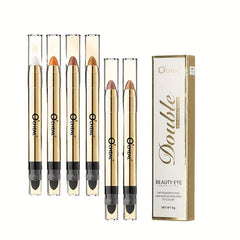 Double Headed Eyeshadow Pen Waterproof Glitter Stick