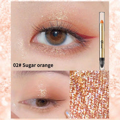 Double Headed Eyeshadow Pen Waterproof Glitter Stick