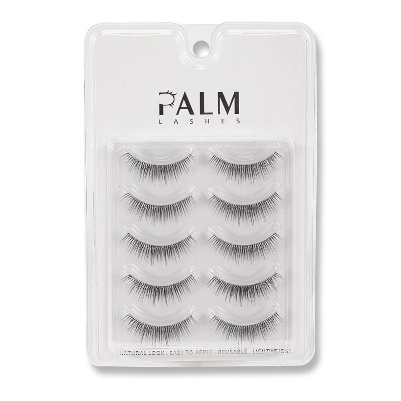 Natural Look Short False Eyelashes Clear Band
