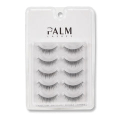 Natural Look Short False Eyelashes Clear Band