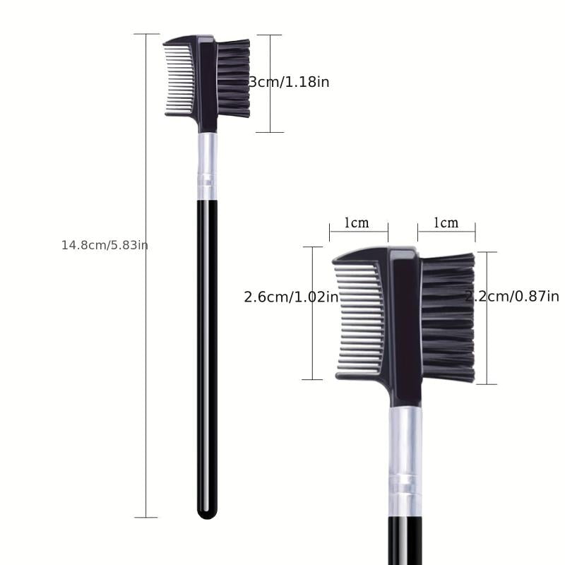 3PCS Eye Makeup Tools Set Eyebrow & Eyelash Brushes Professional Mascara Brushes