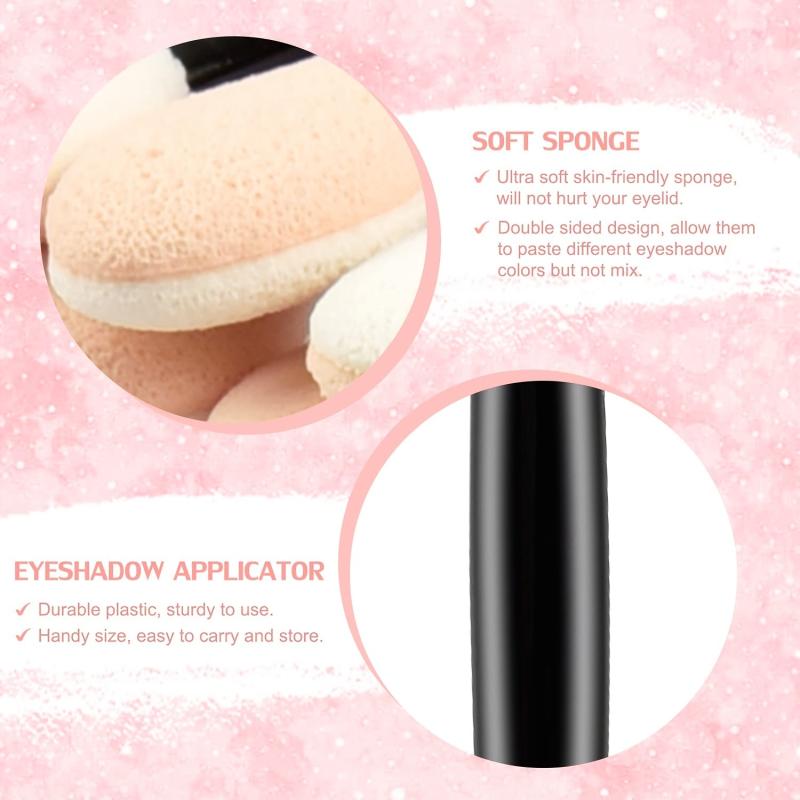 20pcs Double Sided Eyeshadow Applicator for Smooth Application