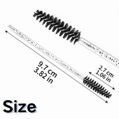 300 Pcs Mascara Wand Eyelash Brush Applicator - Eyebrow Brush Set