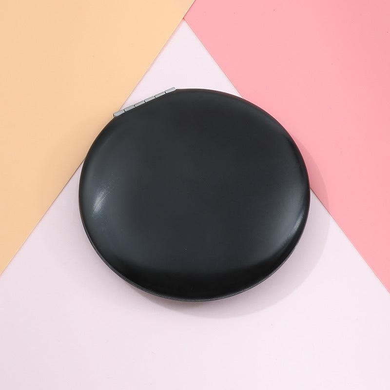 Metal Foldable Makeup Mirror Double Sided Compact Cosmetic Mirror
