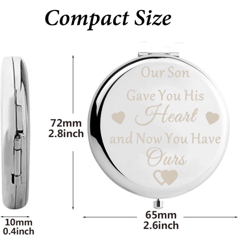 Bride Tribe Compact Mirror Bridesmaid Wedding Gift