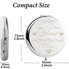 Bride Tribe Compact Mirror Bridesmaid Wedding Gift