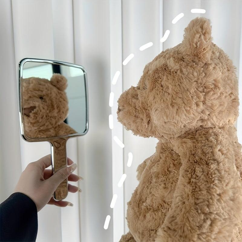Square Rhinestone Hand Mirror Decor Vanity Mirror