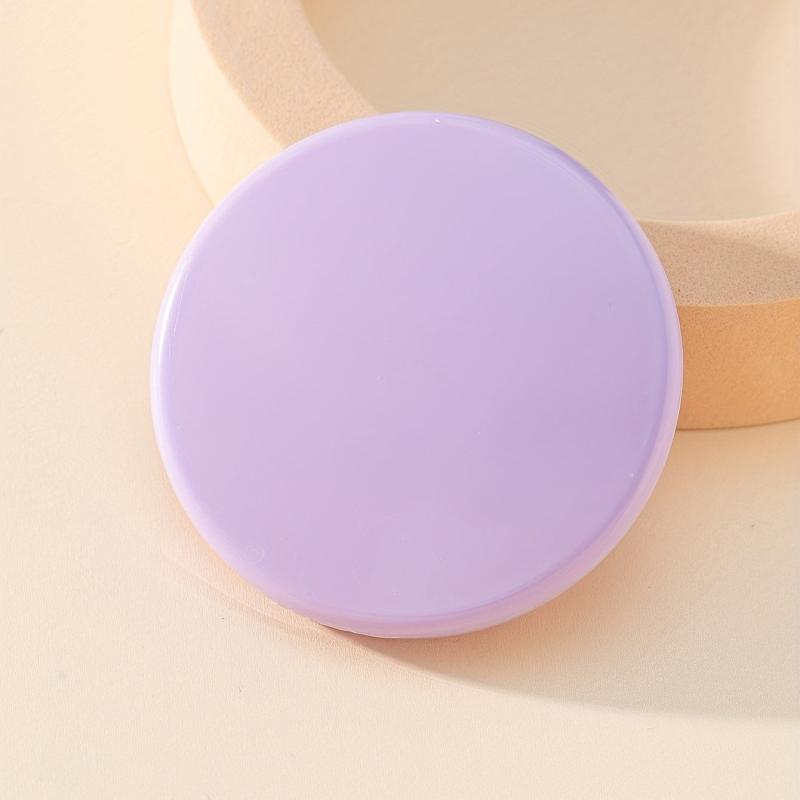 Purple Folding Compact Mirror Double Side Cosmetic Touch up Makeup Vanity Mirror