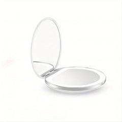 LED Vanity Mirror 2X Magnification Double Sided Foldable Makeup Mirror